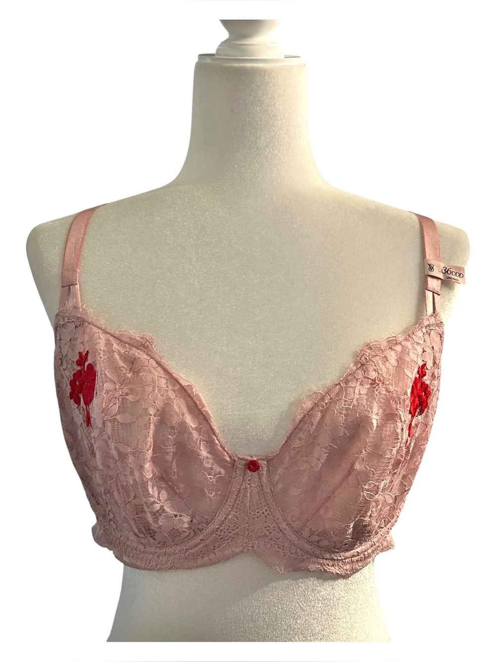 NWT Victoria’s Secret Dream Angels Push Up Without Padding Unlined Bra SZ 36DDD